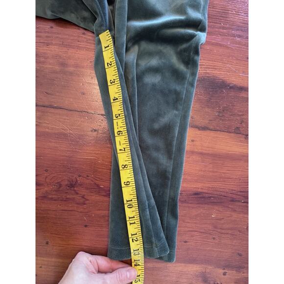 Hanna Andersson Green Velour Jumpsuit, Wide Leg, Holidays, Size 3T NWOT - Picture 9 of 11